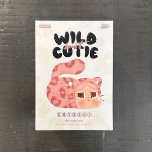 BNIB Authentic Pop Mart Wild Cutie Crybaby Vinyl Plush Pendant - Denim Cutie